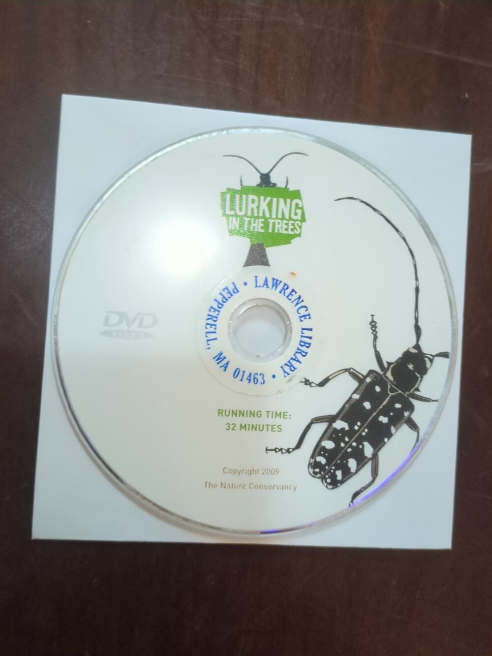 lurking in the trees the nature conservancy 2009 DVD disc only